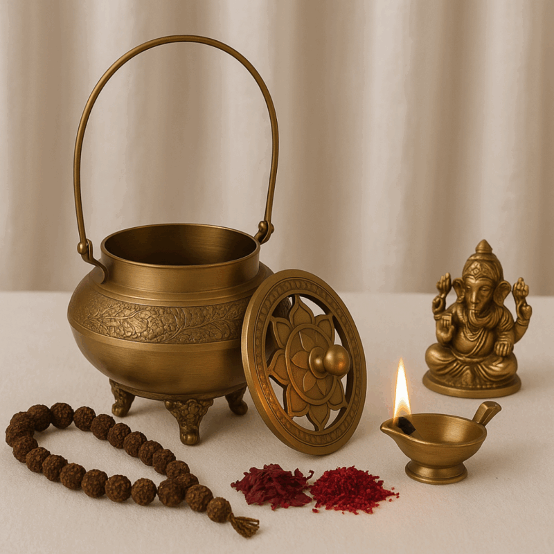Brass Antique Dhupdaan
