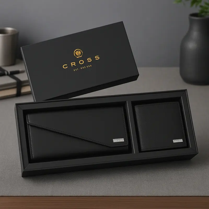 CROSS Men And Women Wallet Combo for Employee Gifting