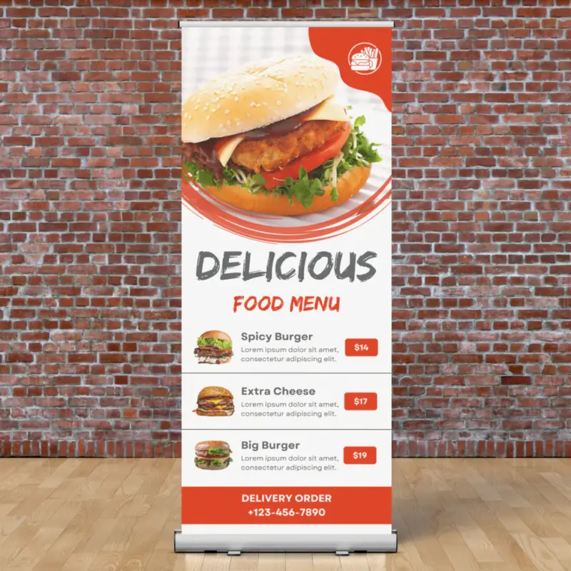 Customized Banner Standee (with Stand) | Roll-Up Standee, Retractable Banner | Event Banner, Birthday Banner, Party Banner