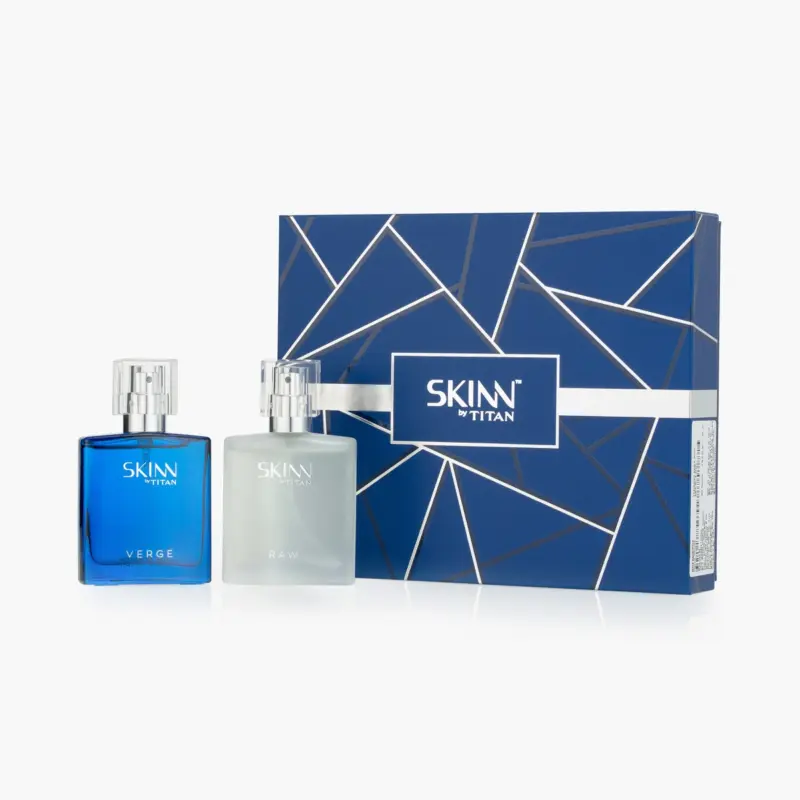 SKINN by Titan Men Verge & Raw Miniature EDP Gift Set – 50 ml (25 ml x 2)