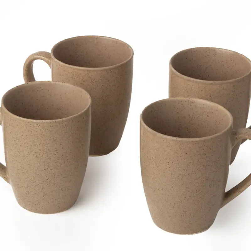 Ceramic 4 Coffee Mug – Bamboo Brown