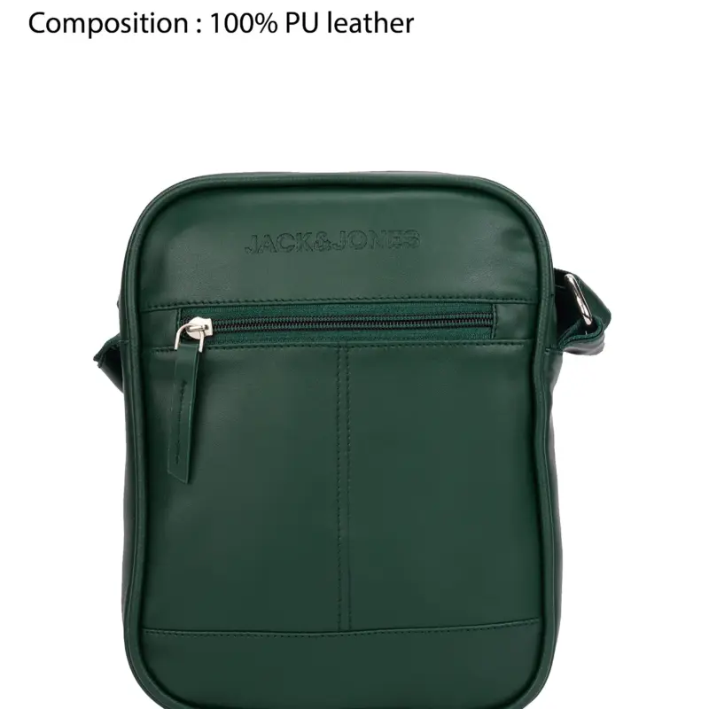 HAGEN Sling – Green | PU Leather | Cushioned Strap | 2.5L Capacity