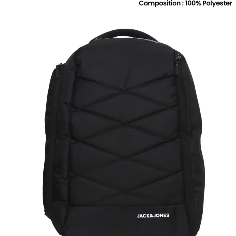JEFF MAX BACKPACK – Black | 25L | Water Resistant | Shoe Compartment | Laptop Sleeve