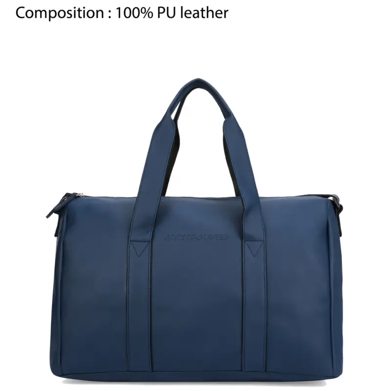 HUGO DUFFLE – Blue | 22L | PU Leather | Shoulder Strap | Premium Finish